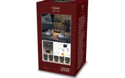 Chieti Uppladdningsbar Ljuslykta 25cm Svart IP54