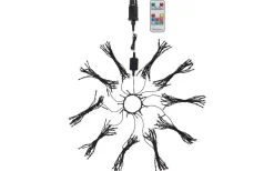 Julgransbelysning<Markslojd Chioce Julgransslinga Multifärgad 2m 160L, Fjärrstyrd IP44
