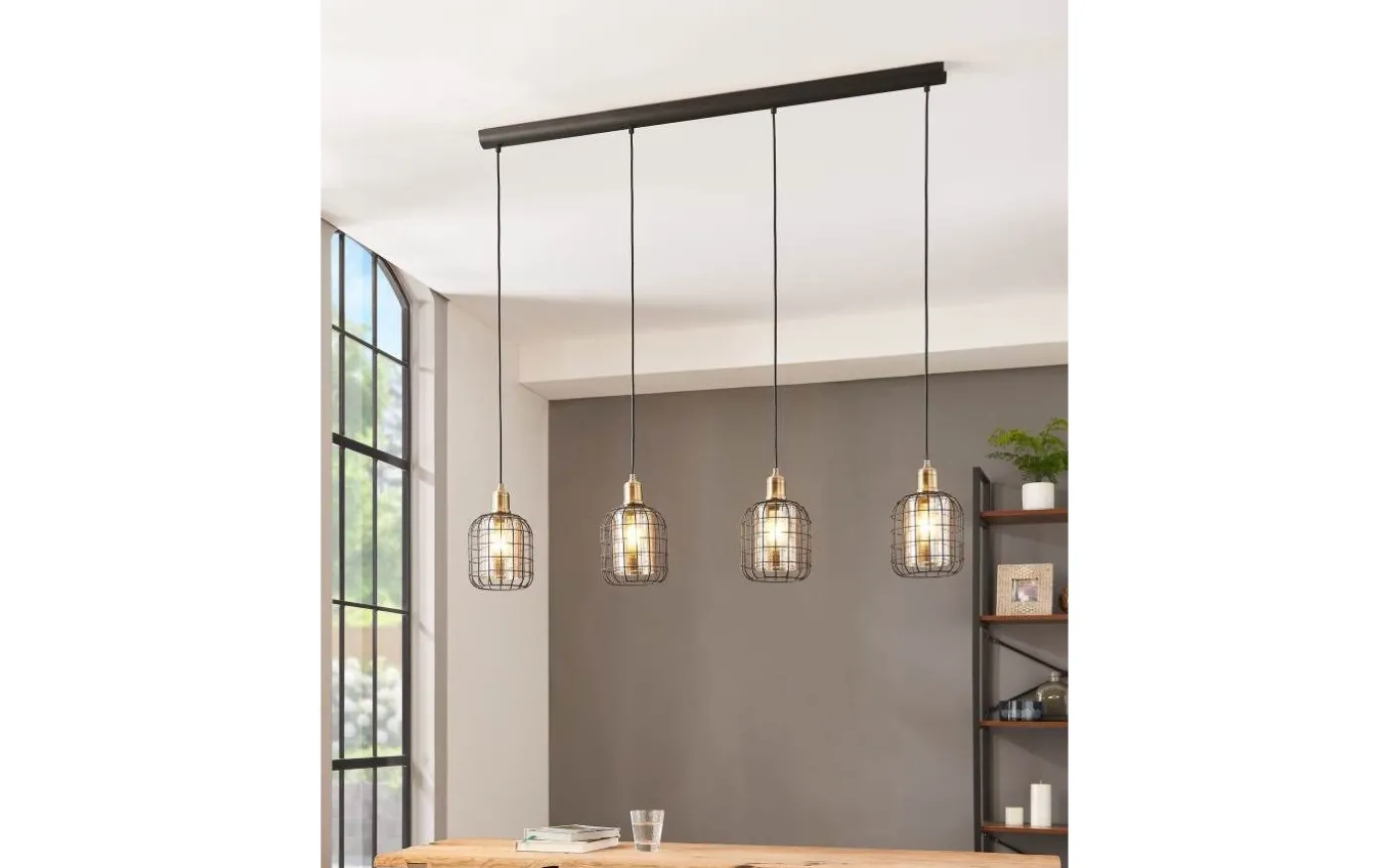 Chisle Taklampa 59cm Svart/Bärnsten