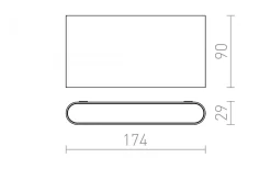 Rendl Choix 175 Vägglampa LED 3000K 2x6W Antracitgrå IP54* Upp & Nedljus Lampor|Vägglampor Utomhus