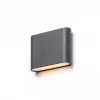 Choix 114 Vägglampa LED 3000K 2x3W Antracitgrå IP54