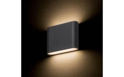 Choix 114 Vägglampa LED 3000K 2x3W Antracitgrå IP54