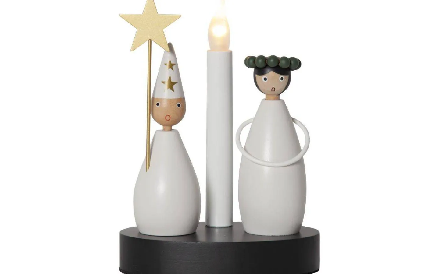 Julpynt Inomhus<Star Trading Christmas Joy Adventsljusstake 21cm Lucia