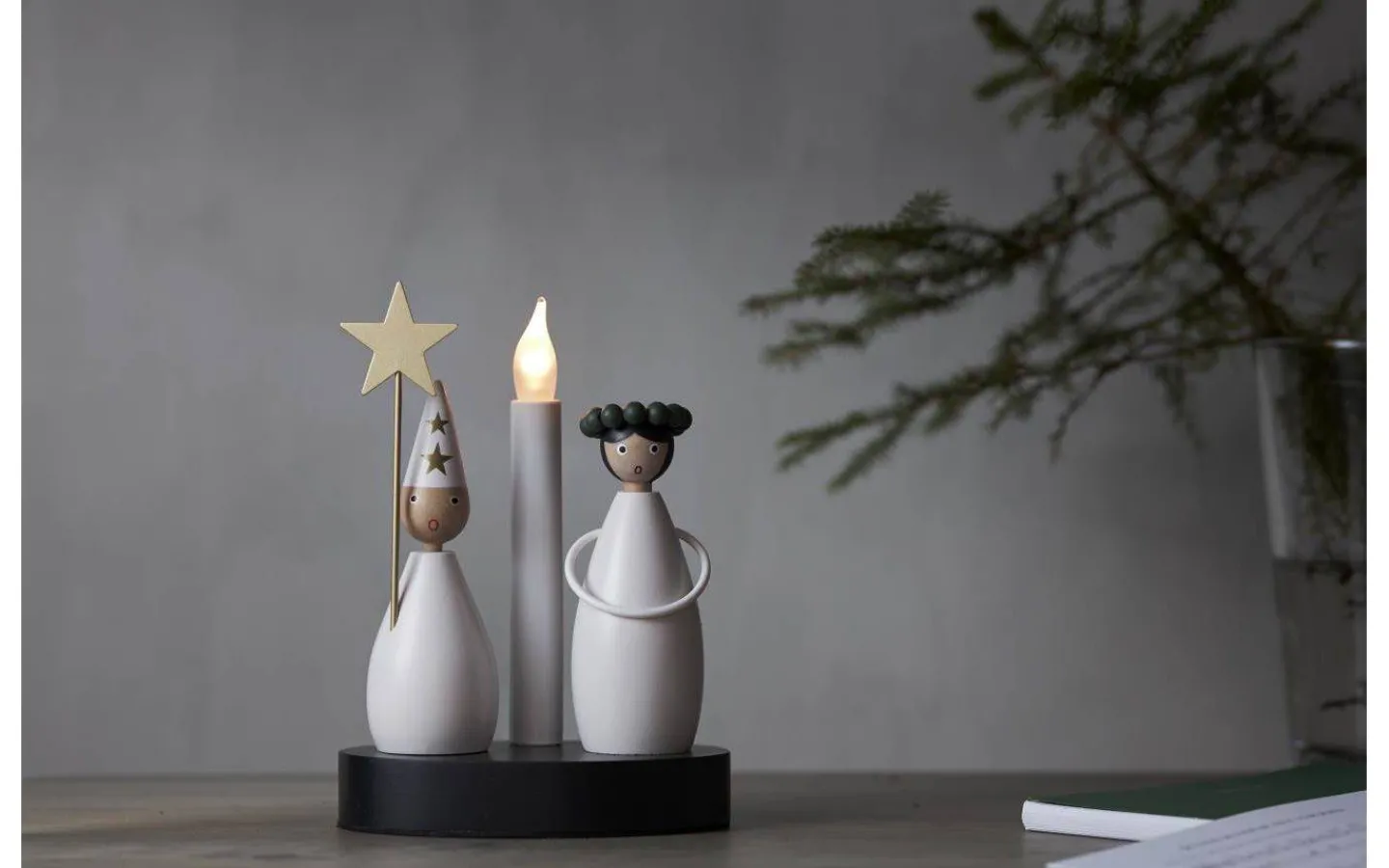 Julpynt Inomhus<Star Trading Christmas Joy Adventsljusstake 21cm Lucia