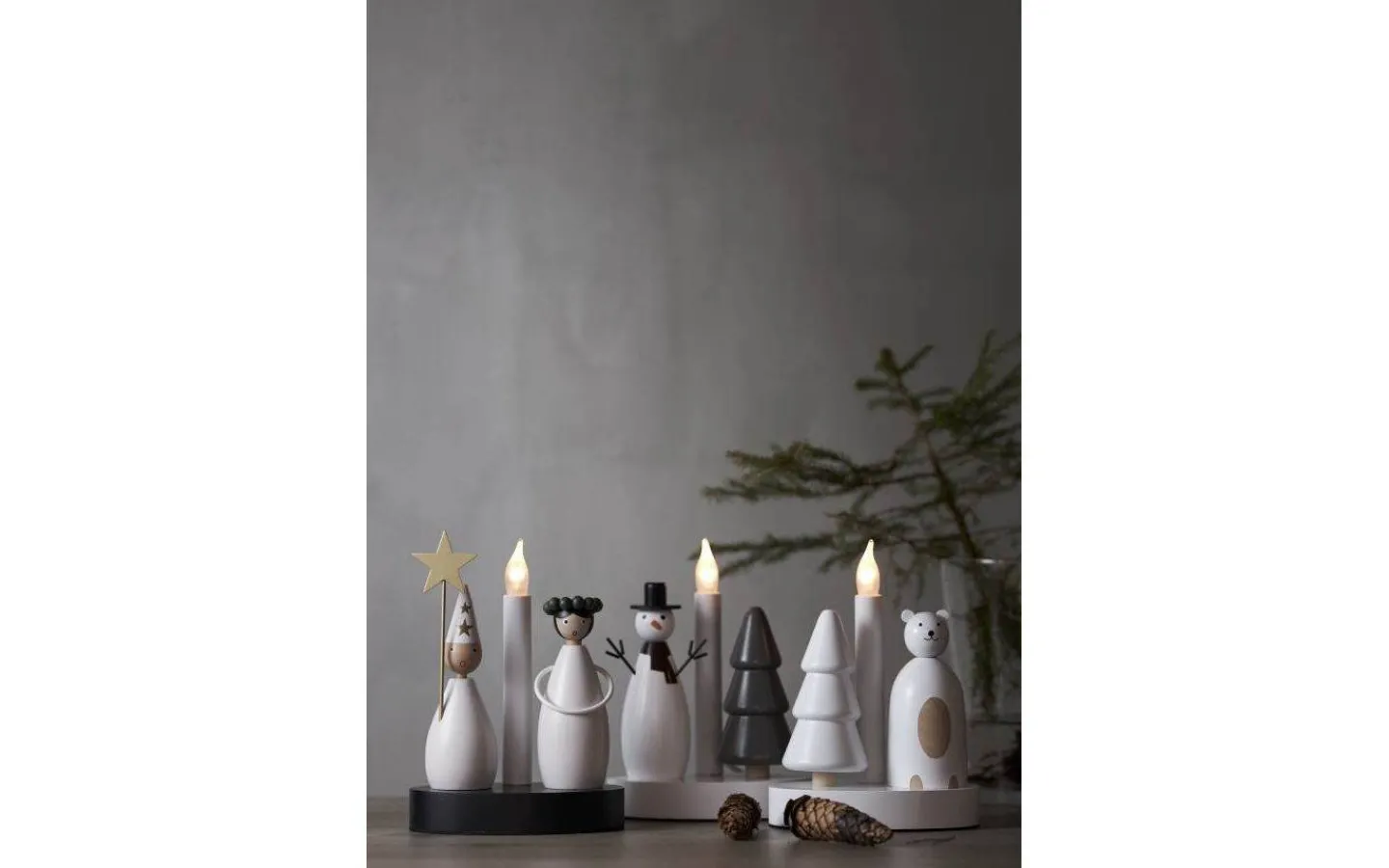 Julpynt Inomhus<Star Trading Christmas Joy Adventsljusstake 21cm Lucia