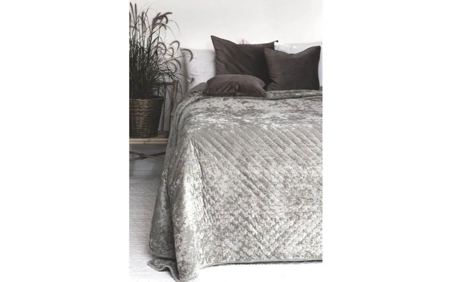 Överkast<Svanefors Cia Överkast Dubbel Lin 260x260cm