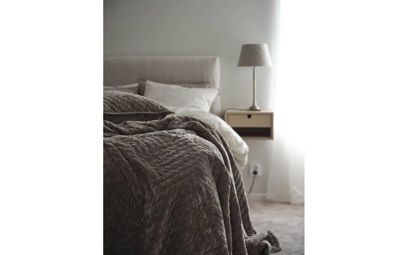 Cia Överkast Enkel Brun 180x260cm