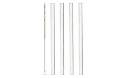 Leonardo Ciao Sugrör i Glas 15cm 4-pack* Kökstillbehör