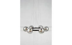 Vardagsrum|Stora Taklampor Ø70-150 Cm<Markslojd Circle Taklampa 71cm 6L Svart/Rök