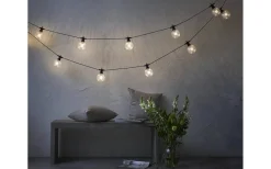 Partyslingor Utomhus 230V|Partyslingor Utomhus 230V<Star Trading Circus Comb Ljusslinga 4,5m 10L Svart IP44