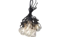 Partyslingor Utomhus 230V|Partyslingor Utomhus 230V<Star Trading Circus Ljusslinga 4m 10L Klar Svart IP44