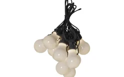 Partyslingor Utomhus 230V|Partyslingor Utomhus 230V<Star Trading Circus Ljusslinga 4m 10L Opal Svart IP44