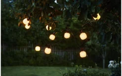 Partyslingor Utomhus 230V|Partyslingor Utomhus 230V<Star Trading Circus Maxi Ljusslinga 5m 10L Svart/Opal IP44