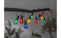 Partyslingor Utomhus 230V|Partyslingor Utomhus 230V<Star Trading Circus Mini Ljusslinga 4m 10L Färgmix Svart IP44