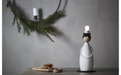 Star Trading Classic Adventsljusstake Lucia 26cm Vit* Lucia|Julpynt Inomhus