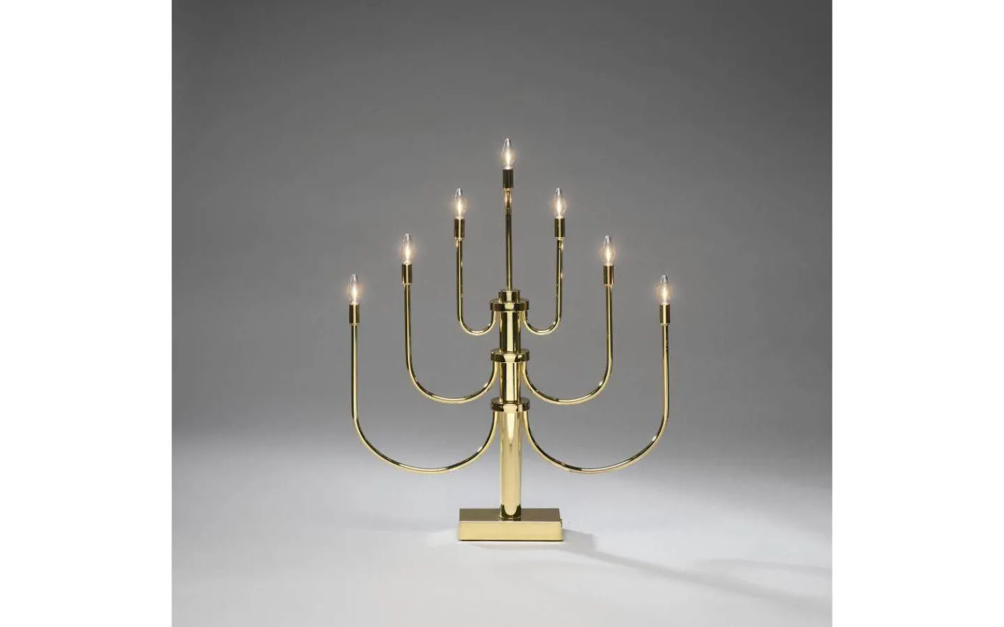 Visa Alla Adventsljusstakar|Adventsljusstakar 31-60 Cm<Konstsmide Classic Adventsljusstake 55cm Mässing