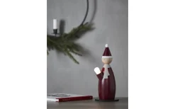 Lucia|Julpynt Inomhus<Star Trading Classic Adventsljusstake Tomtenisse 28cm Röd
