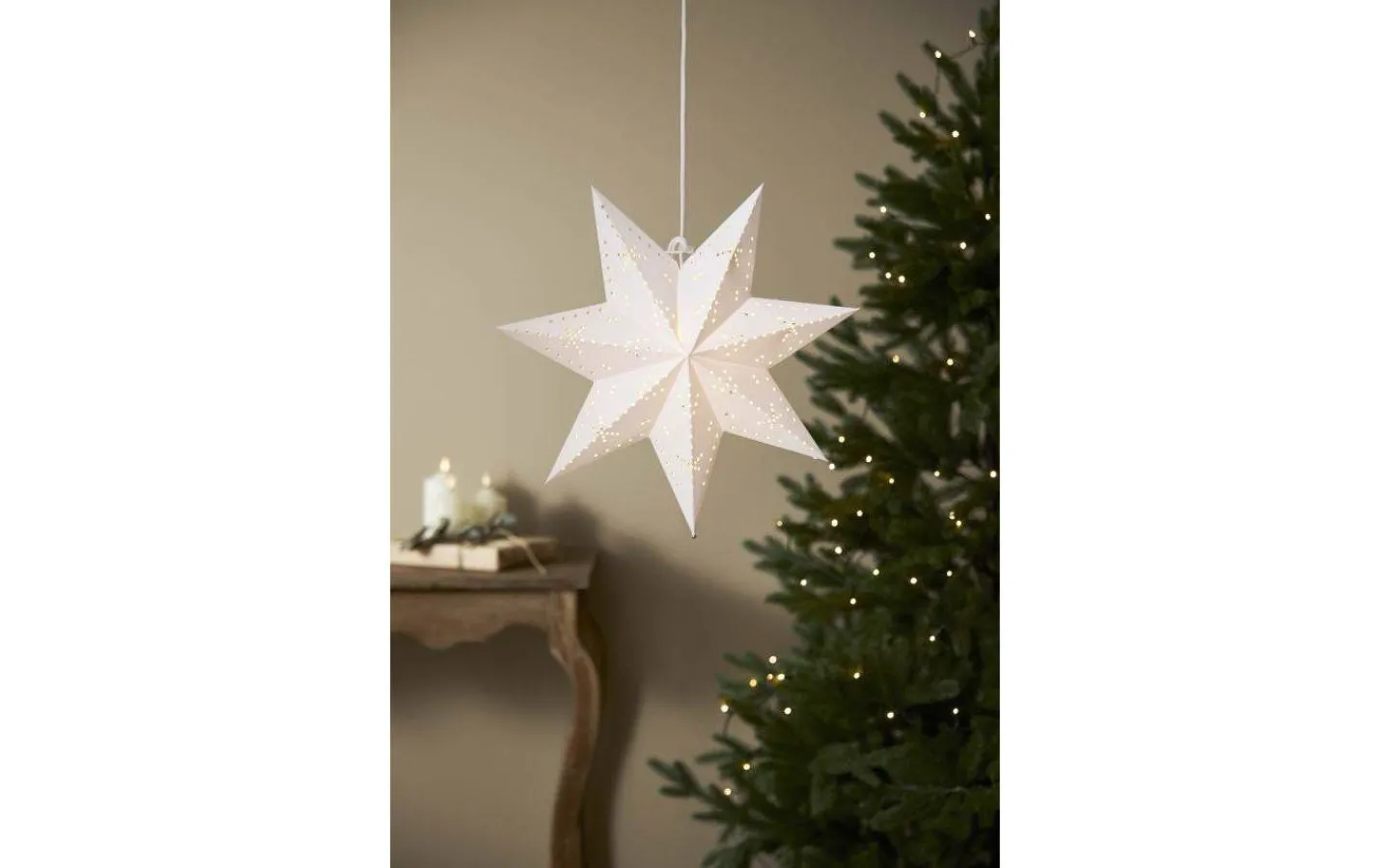 Star Trading Classic Julstjärna Vit 45cm Papp* Visa Alla Julstjärnor