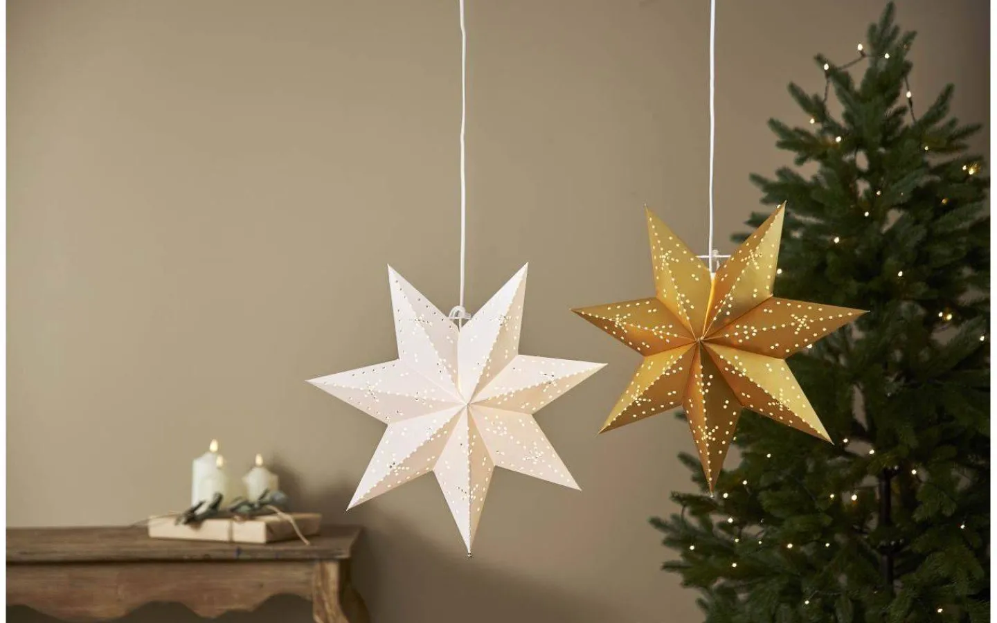 Star Trading Classic Julstjärna Vit 45cm Papp* Visa Alla Julstjärnor