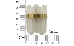 Classico Vägglampa 28cm Guld