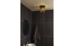 Badrum|Badrumslampor Tak<Aneta Claudia Plafond 20cm Svartkrom/Rök IP23