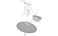 Kristallplafonder<Eglo Clemente Kristallplafond 35cm Krom