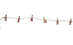 Batteri Julpynt Inomhus<Star Trading Clippy Advent Ljusslinga 2,4m Multifärgad Varmvit