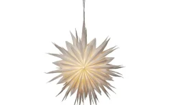 Exklusiva Pappersstjärnor|Visa Alla Julstjärnor<Star Trading Cloud Spets Pappersstjärna 60cm Vit