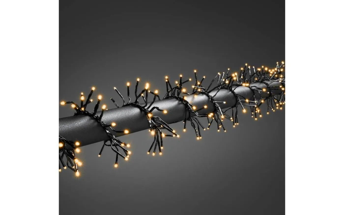 Cluster Ljusslinga 8,6m Amber med Chaser IP44