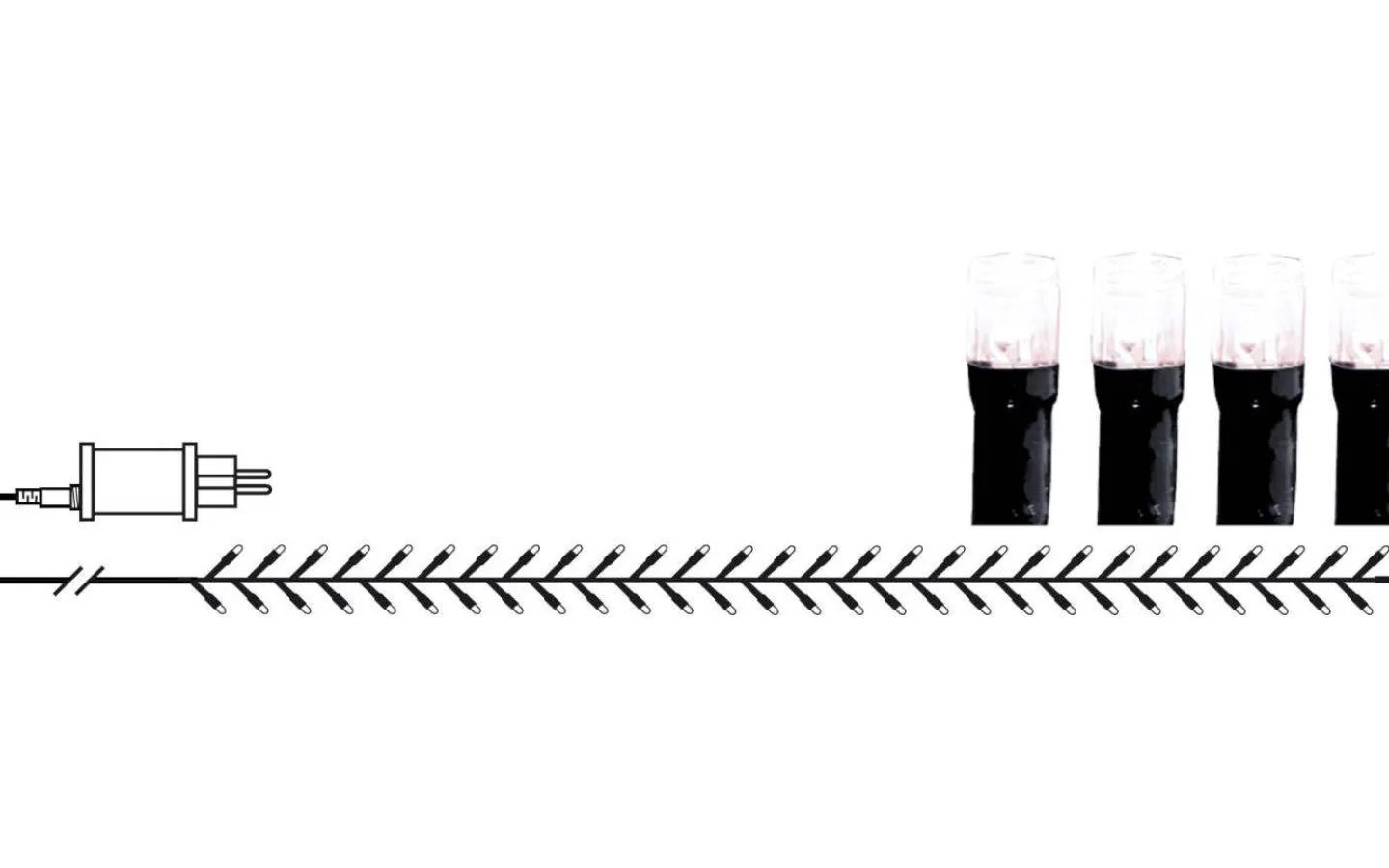 Långa Ljusslingor (11-20M)|Clusterslingor<Star Trading Clusterslinga Crispy Ice White 16m 800LED IP44