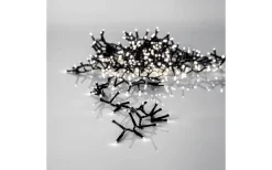 Långa Ljusslingor (11-20M)|Clusterslingor<Star Trading Clusterslinga Crispy Ice White 16m 800LED IP44