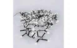 Clusterslinga Crispy Ice White 3,6m 180LED IP44