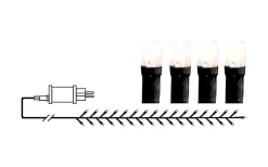Crispy Ice White Ljusslingor (3000K)<Star Trading Clusterslinga Crispy Ice White 10,8m 540LED IP44