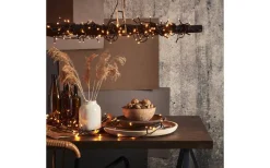 Långa Ljusslingor (21M+)|Clusterslingor<Star Trading Clusterslinga Golden Warm White 24m 1200LED IP44