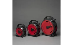 Konstsmide Clusterslinga LED med Sladdvinda 6,58m Amber IP44* Ljusslingor Med Sladdvinda|Korta Ljusslingor (1-10M)