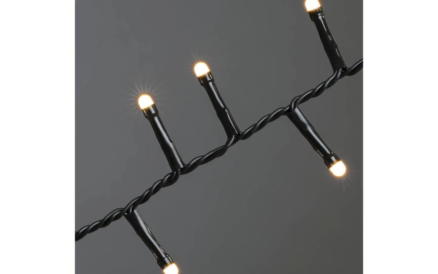 Konstsmide Clusterslinga 17,58m Frostad Amber IP44* Långa Ljusslingor (11-20M)|Clusterslingor