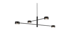 Clyde Taklampa 90cm 3-steg DIM Svart