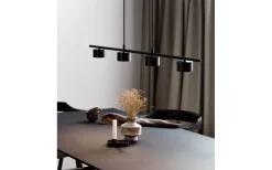 Avlånga Taklampor|Kök & Matplats<Nordlux Clyde Taklampa 115cm 3-steg DIM Svart