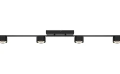 Avlånga Takspotlights|Takspot Med Minst 4 Lampor<Nordlux Clyde Takspotlight LED 3-Steg DIM 115cm Svart