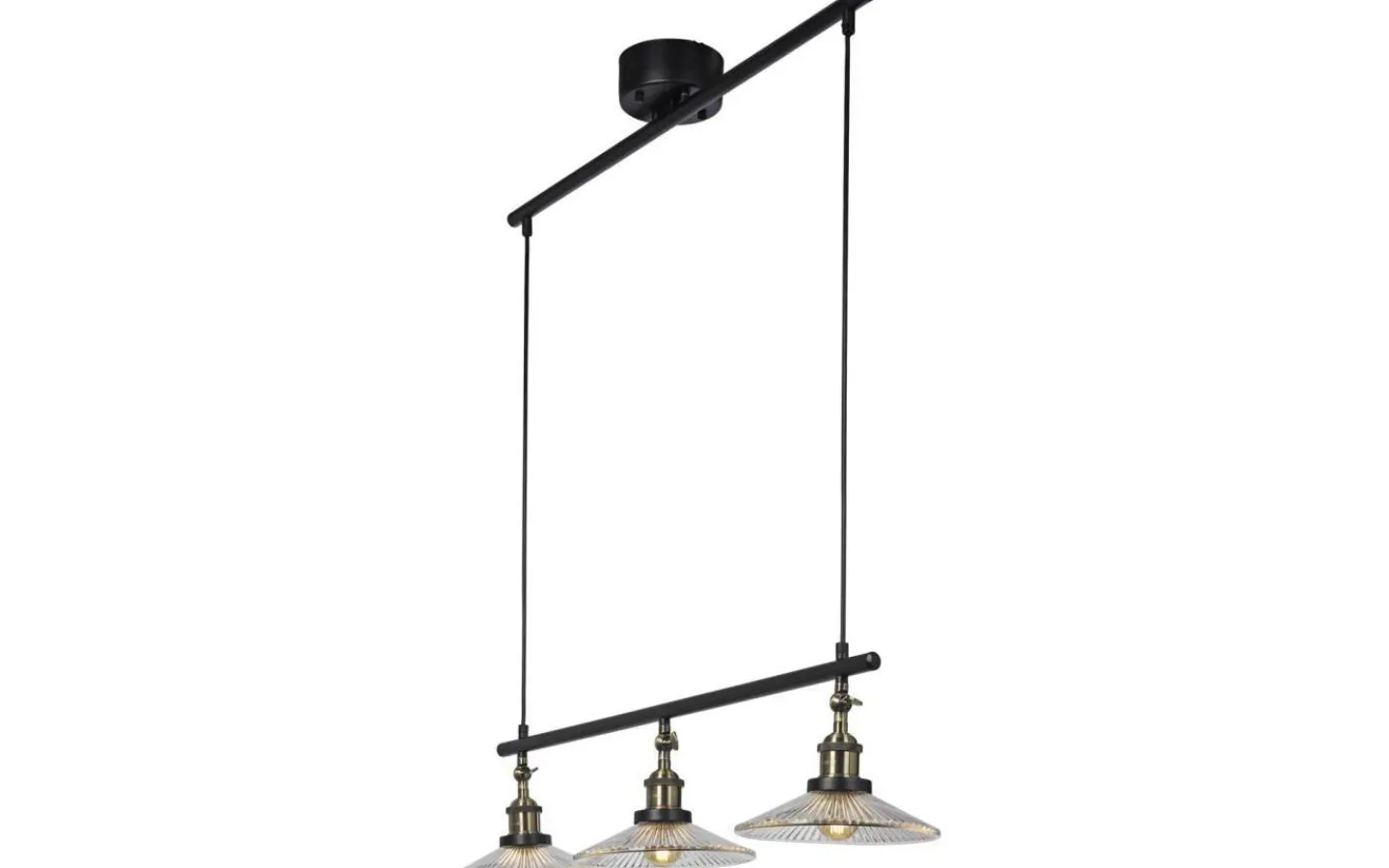 Avlånga Taklampor<Cottex Cobble Taklampa 21,5cm Antik/Svart