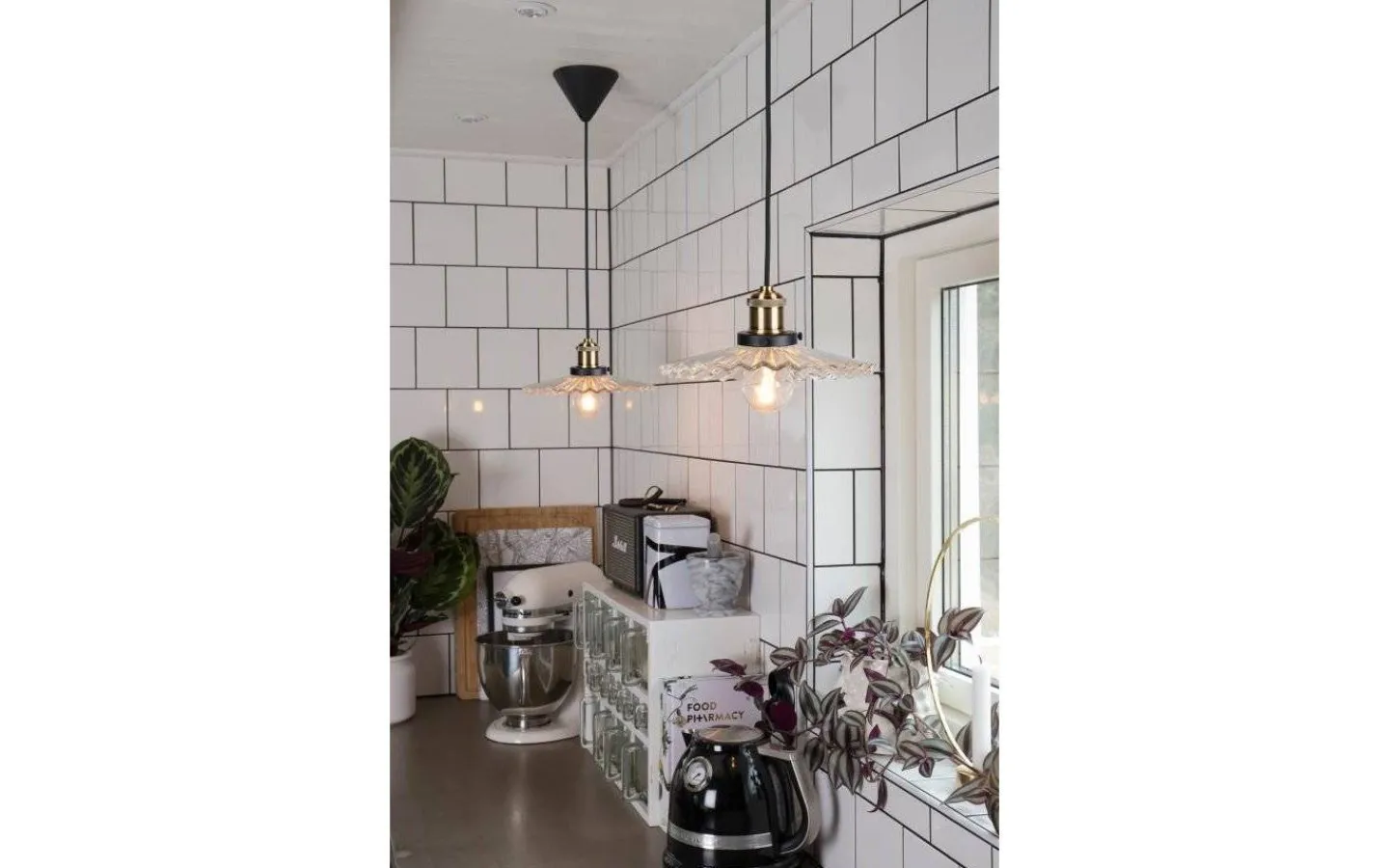 Kök & Matplats|Fönsterlampor<Globen Lighting Cobbler Fönsterlampa 25cm Klar