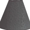 Toppringsskärmar|Mönstrade Lampskärmar<Hallbergs Cobbler Toppringsskärm Ø22cm Grå