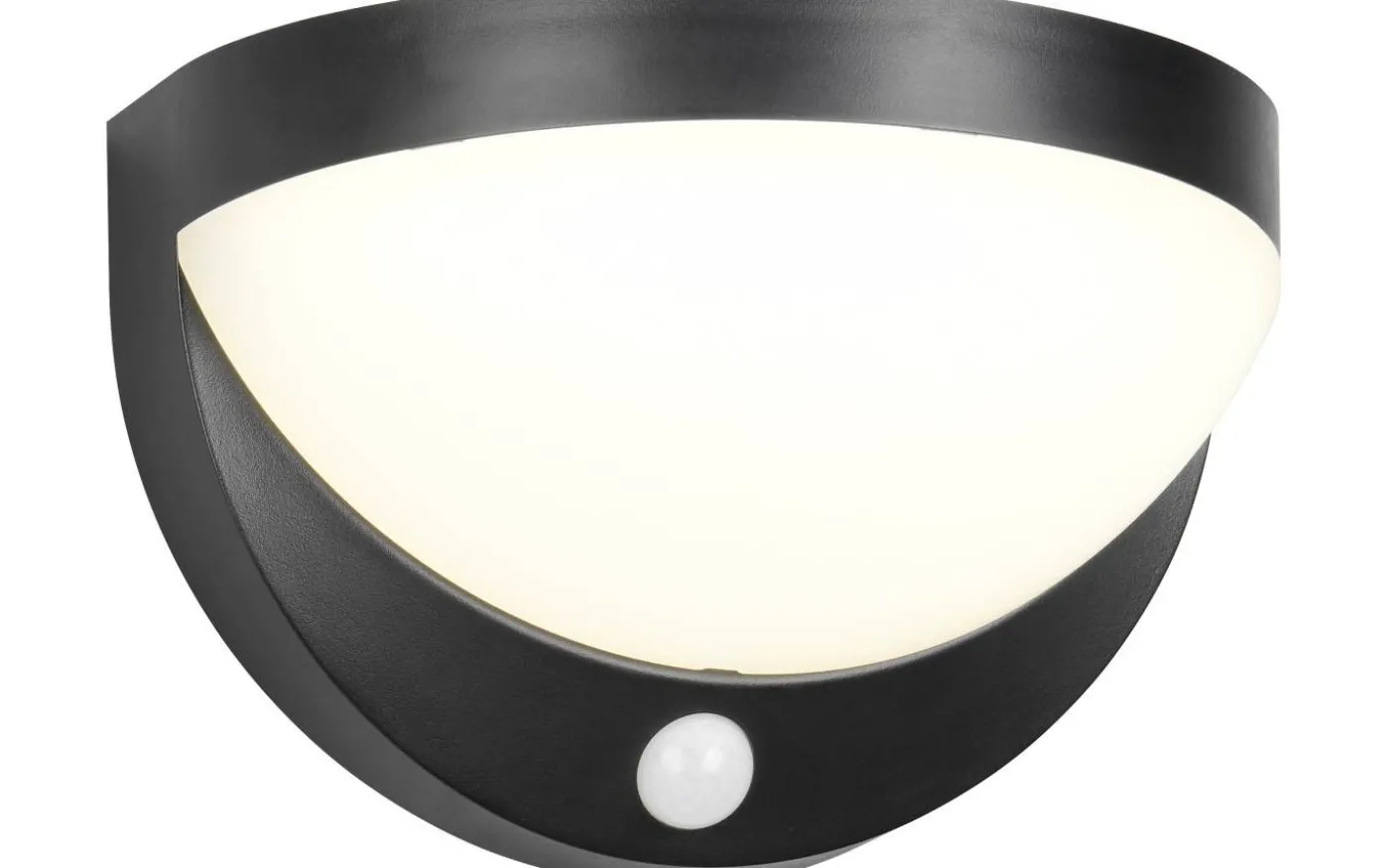 Cobre hybrid solcellsdriven Vägglampa LED mattsvart uppladdningsbar rörelse- och skymningssensor 4000K IP44
