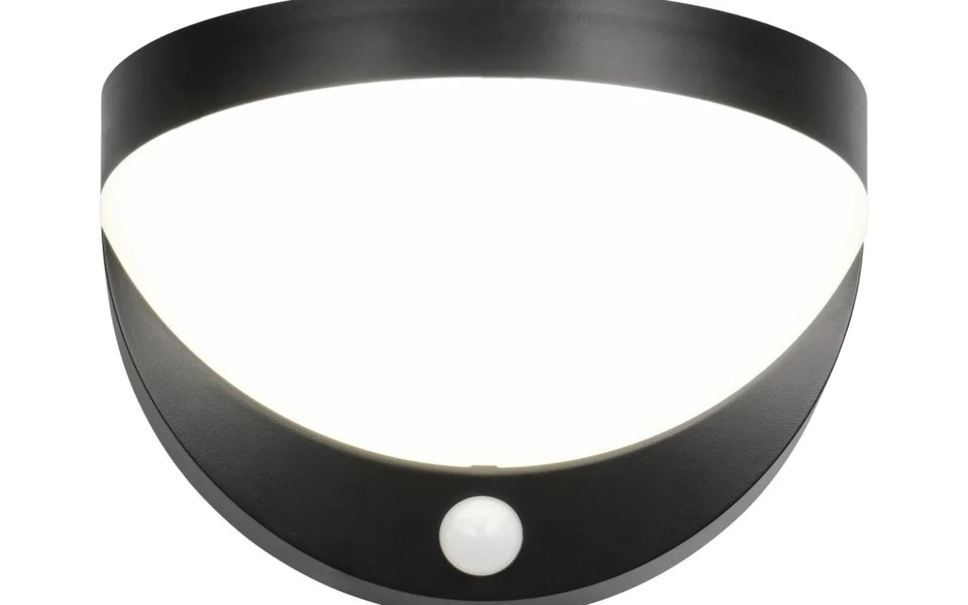 Cobre hybrid solcellsdriven Vägglampa LED mattsvart uppladdningsbar rörelse- och skymningssensor 4000K IP44