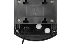 Cobre hybrid solcellsdriven Vägglampa LED mattsvart uppladdningsbar rörelse- och skymningssensor 4000K IP44