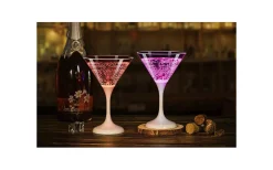 Cocktailglas LED Blå