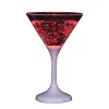 Plastglas<Unison Cocktailglas LED Röd