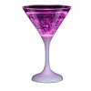 Plastglas<Unison Cocktailglas LED Rosa