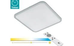Cogoleto Plafond 49cm LED 3000-5000K 30W med Fjärrkontroll Vit