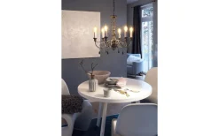 Eglo Colchester Takkrona 58cm Taupe* Kristallkronor|Stora Taklampor Ø50-69 Cm